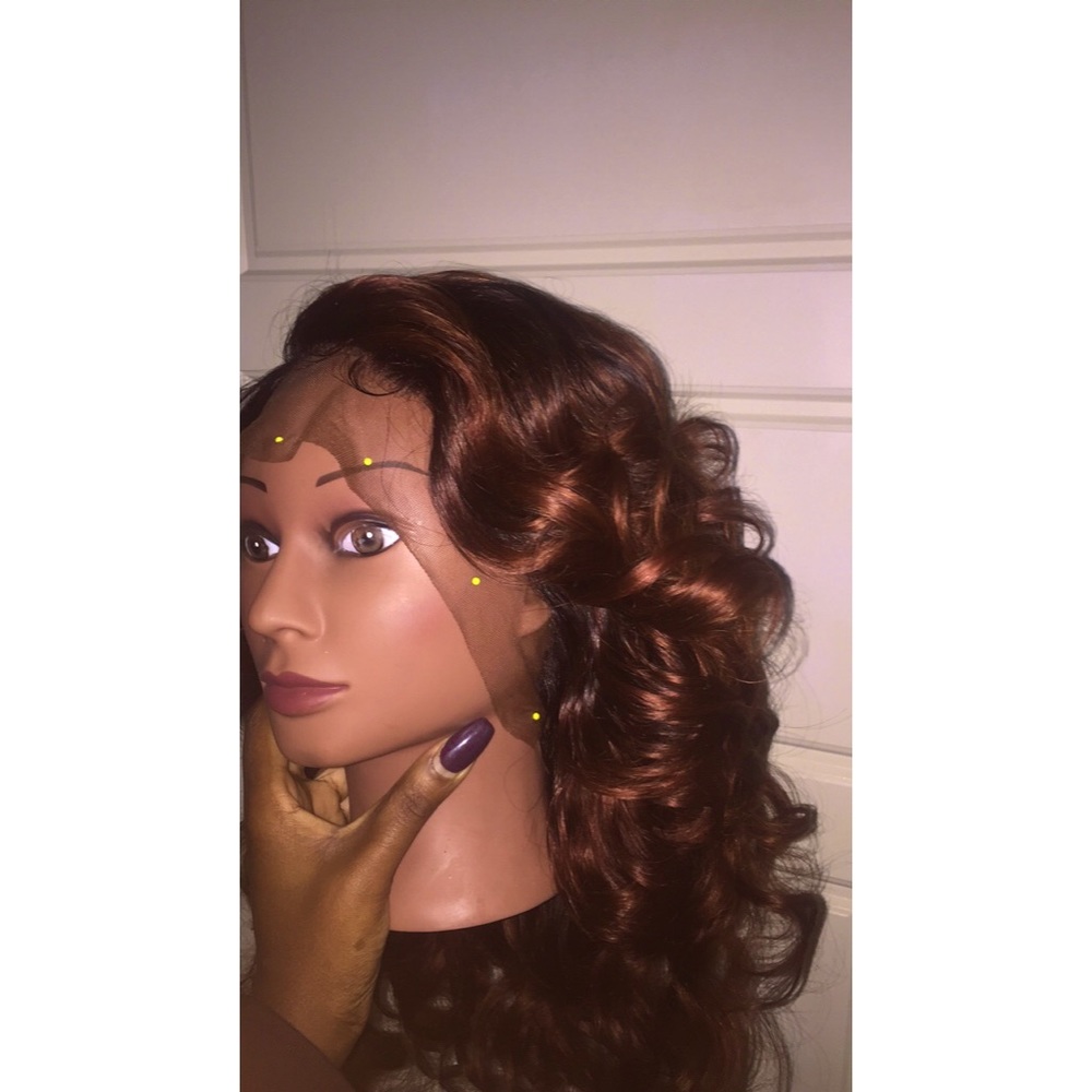 Ginger /auburn frontal wig
